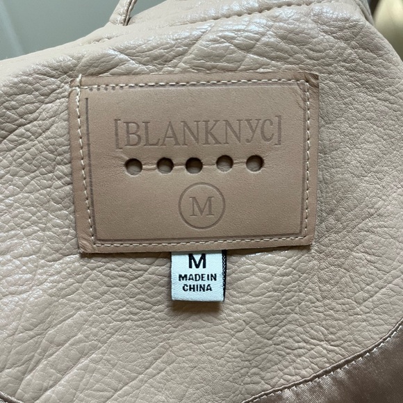 Blank NYC Faux leather motorcycle jacket - Picture 5 of 6